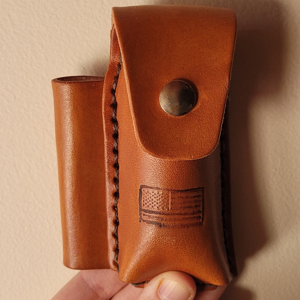 Holder for knife & Flashlight!